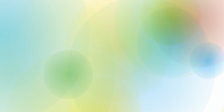 Abstract Background Soft bokeh background with pastel circles, ethereal light blur vector, dreamy glowing spheres for web design and banners