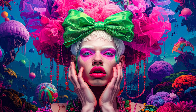 Psychodeliczny portret.