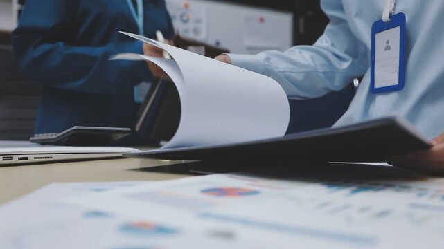 Business data dashboard provide business intelligence analytic for marketing strategy planning brisk with big data set to analyze customer demands and foreseeing business future