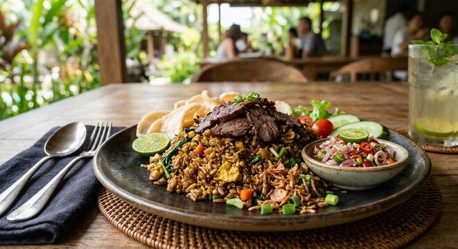 Fried Rice with Sei Sapi 