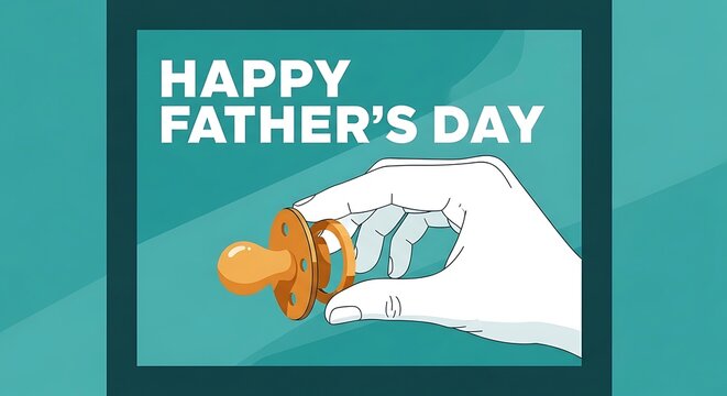 Happy father's day celebrating dads with love and appreciation card design