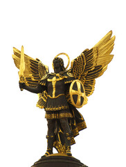 Fototapeta premium The statue archangel michael Ukraine Kiev .
