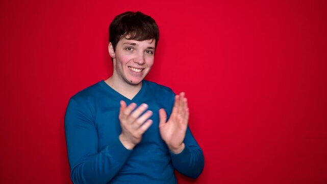 Winning success man happy ecstatic celebrating being a winner.