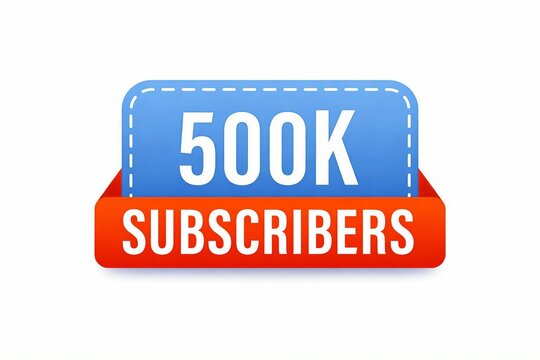 Celebrating a milestone of five hundred thousand subscribers online