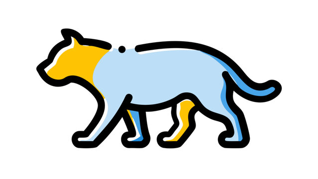 vector illustration of a horse