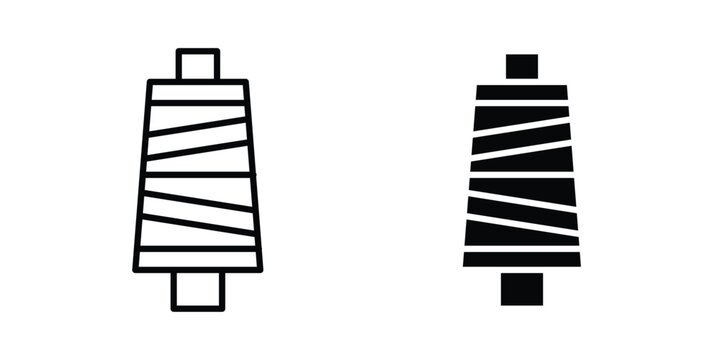 Yarn icon vectors set. vector icon for web design