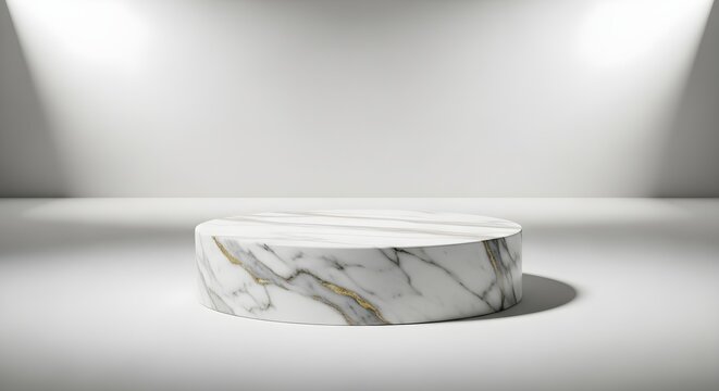 Luxury Marble Platform Background for Cosmetic and Product Showcase Jpeg Image.