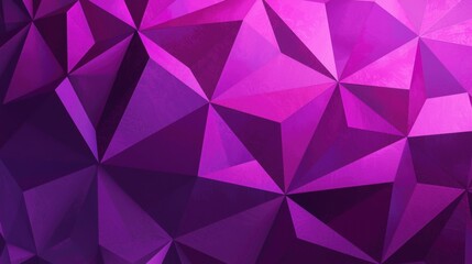 Obraz premium Abstract purple geometric background featuring a pattern of triangles with varied light shading. isolated on white background