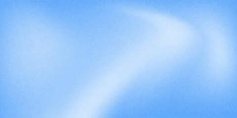 Fototapeta premium Blue noise gradient background. Navy grainy texture gradation cover. Christmas soft cold transition. Fresh banner template. Horizontal blur cover. Water surface pattern.