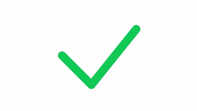Green Check Mark Approval Symbol