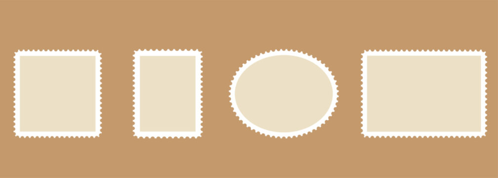 Stamp frame, stamp vector, stamp silhouette, postage stamp.