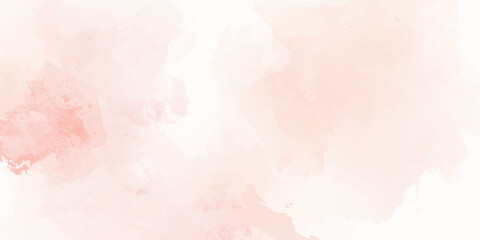 Fototapeta premium Pastel Pink Abstract Watercolor Texture Background with Smooth Gradient Blends, Soft Artistic Wash Effects, and Fine Paper Grain, Perfect for Romantic and Elegant Feminine Design Projects.