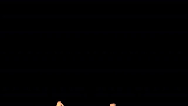 Tap icon confetti animation representing touch interaction. Ideal for mobile UI, apps, tutorials and gesture-based interfaces. Smooth animation with transparent background.