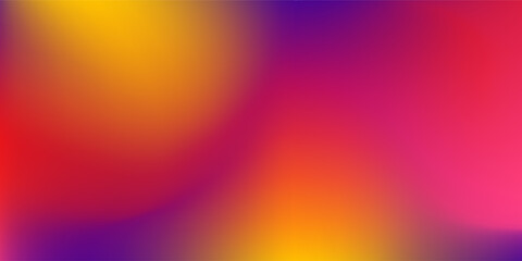 Abstract gradient red orange and pink soft colorful background. Modern horizontal design for mobile app. © Zafran