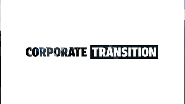 Animated Corporate Transition | Clean Minimal Motion Graphics with Dynamic Text Animations for Professional Business Presentations and Modern Video Projects