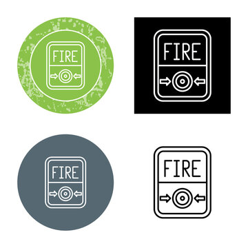Fire Button Icon Design