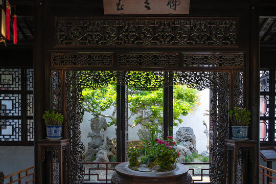 Suzhou Gardens in Jiangsu, China