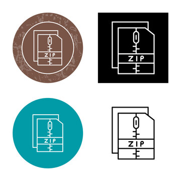 Zip File Icon Design