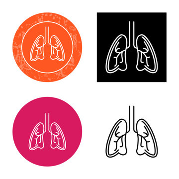 Lungs Icon Design