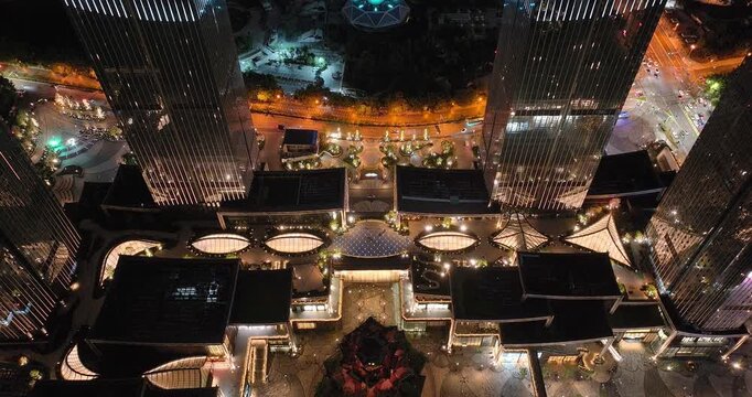 time lapse of the city of xi'an, china