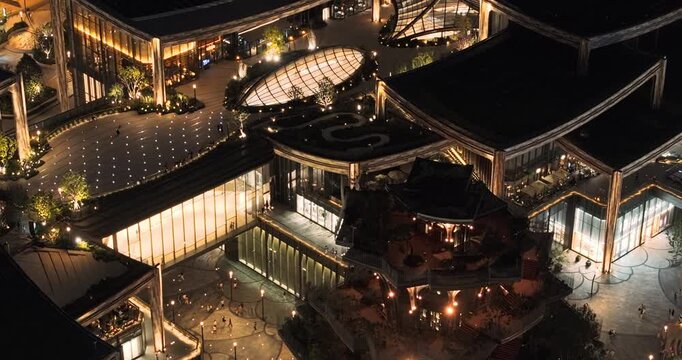 time lapse of the city of xi'an, china