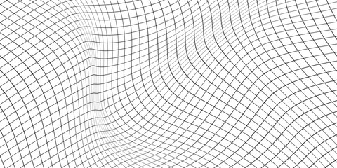 Seamless basketball net pattern, black and white geometric wire texture, abstract fishnet design for sports background. Flat vector illustration isolated on white background. © laily