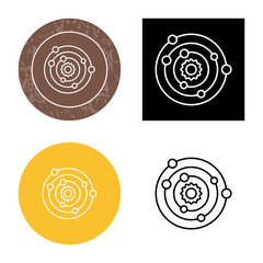 Solar System Icon Design © JM Graphics