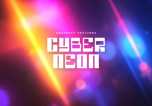 Cyber Neon Abstract Textures