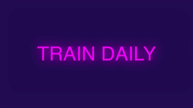 Train daily motion title sequence