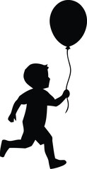 Child running with balloonChild running with balloon