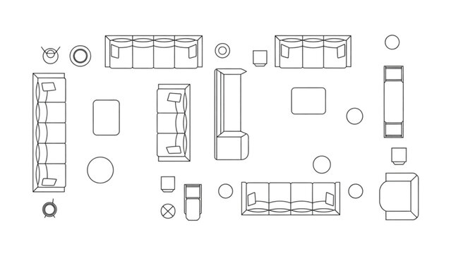 Vintage computer keyboard with function and number keys highlighted in orange Vector