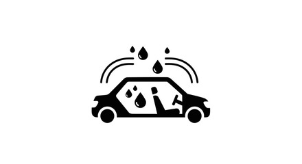 Fototapeta premium Car Wash Service Icon