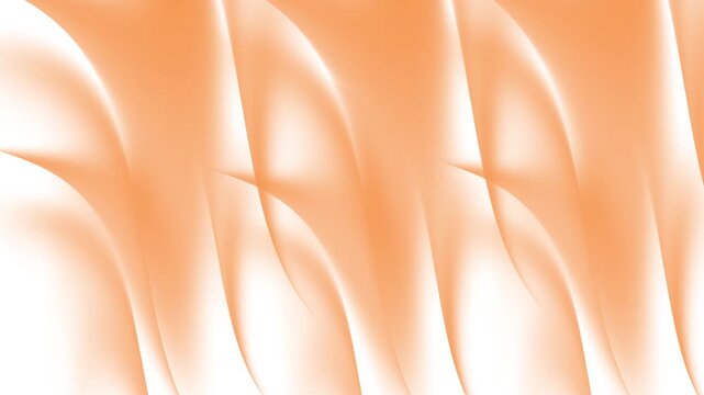 Abstract smooth orange wave gradient background modern fluid shapes soft design 4k animation video
