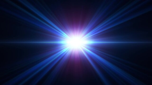 blue lens flare overlay background effect