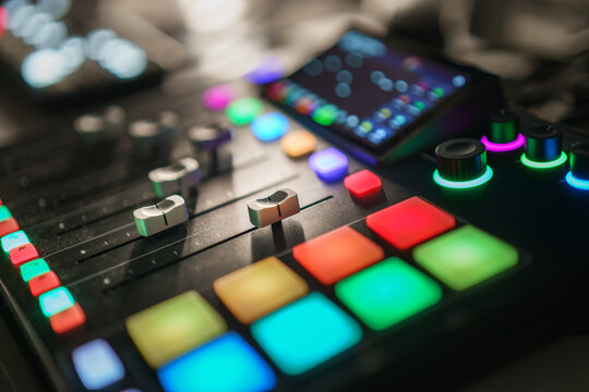 Audio mixer production sound studio equipment
