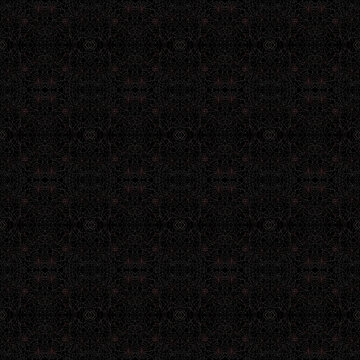 Dark Intricate Web Seamless Pattern