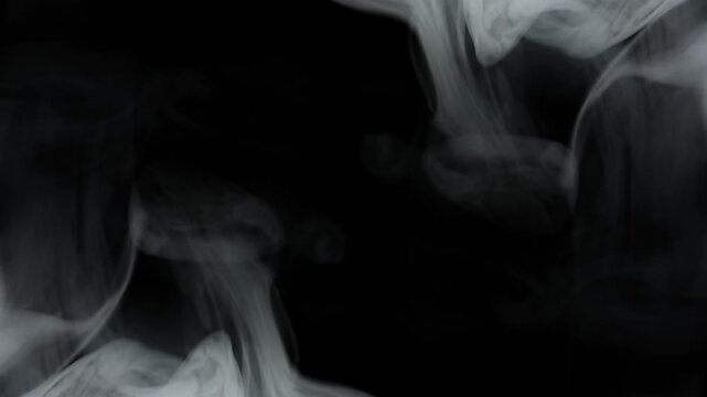 Smoke Background. Abstract Smoke. Smoke Cloud. Blue Smoke. Smoke In Slow Motion. Smoke On Black.