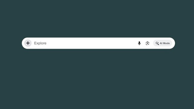 Explore Search Bar With Magnifying Glass Animation Green Screen for Website SEO and Internet Optimization. Motion graphics of search box concept