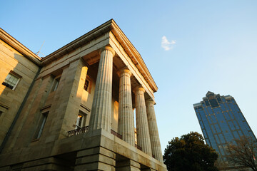 Naklejka premium The North Carolina State Capitol building in downtown Raleigh