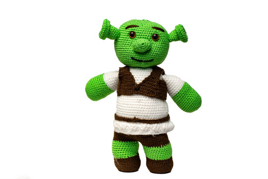  Papa ogro de ganchillo, mu&ntilde;ecos divertidos para ni&ntilde;os.