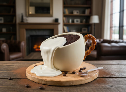 galaxy space nebula layered cake with cosmic glow on dark background