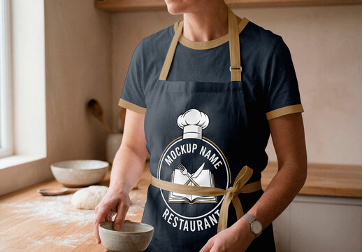 Chef Apron Mockup