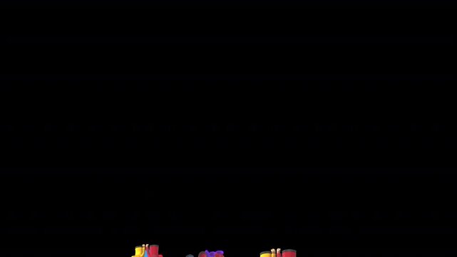 Celebration confetti animation featuring festive characters and party vibes. Ideal for events, festivals, social media content and joyful UI animations.