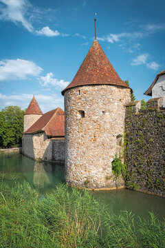 Schloss Hallwyl moated castle in Aargau Switzerland