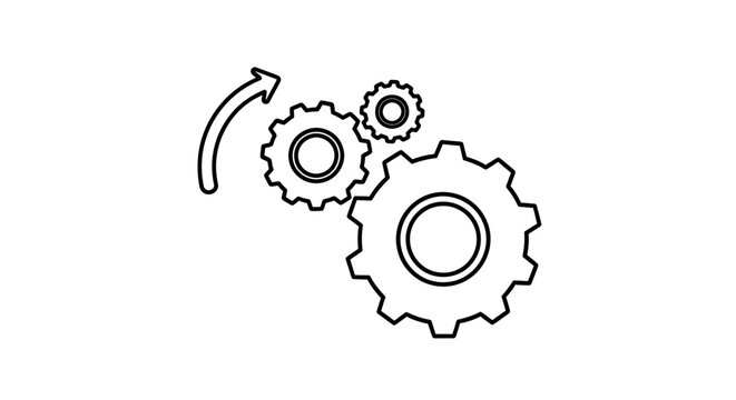Industrial machinery with interlocking gears, representing process, automation, and mechanical engineering, a symbol of complex systems and operational efficiency