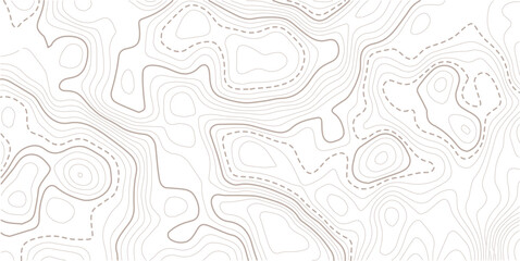 Abstract pattern with lines seamless pattern and topography. Vector contour topographic map background. Topography and geography map grid abstract backdrop.  Topo contour map on white background, © NAZMA