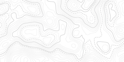 Abstract pattern with lines seamless pattern and topography. Vector contour topographic map background. Topography and geography map grid abstract backdrop.  Topo contour map on white background, © NAZMA