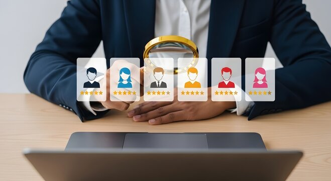 Talent acquisition strategy human resources recruitment process employee evaluation performance review