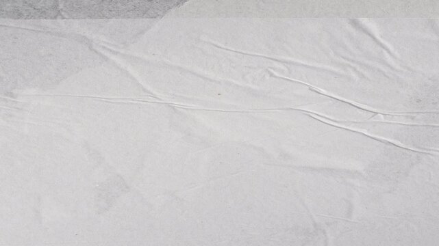 Loopable Crumpled Paper Texture &ndash; Stop Motion Paper Background