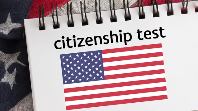 Preparing for the citizenship test with determination and focus
